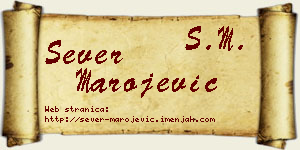 Sever Marojević vizit kartica